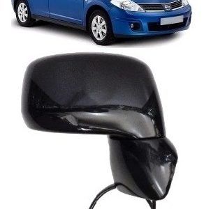 Espejo Nissan Tiida Derecho Eléctrico Grande