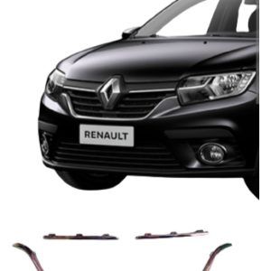 Molduras Careta Renault Logan Sandero Cromadas