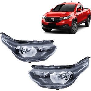 Semióptica Fiat Strada 2021 A 2024 Izquierda