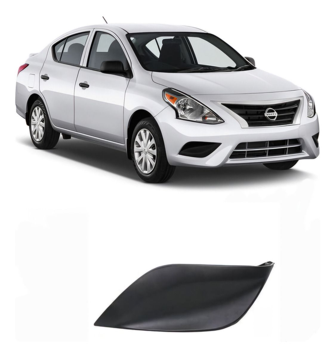 Tapa Paragolpe Nissan Versa 2015 A 2019 Derecha