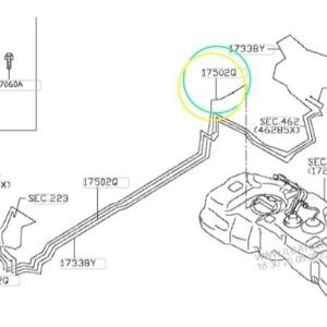 Manguera Combustible Nissan Sentra B17 2.0 Original