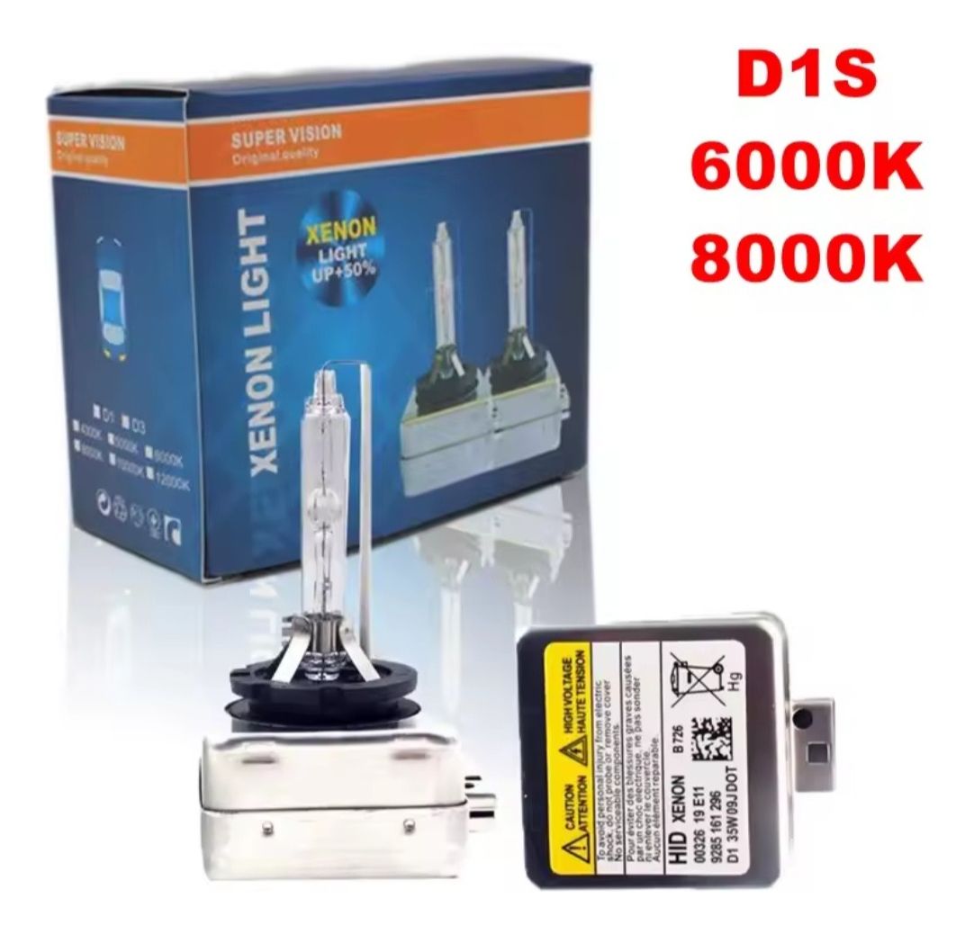 Kit Lámparas De Xenon D1s 35w 6000k 8000k