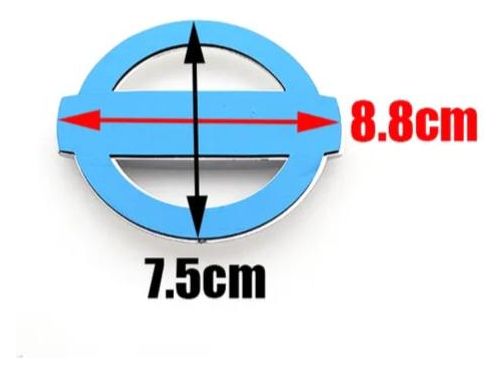 Emblema Nissan 7.5 Cm X 8.8 Cm Adhesivo - Imagen 2