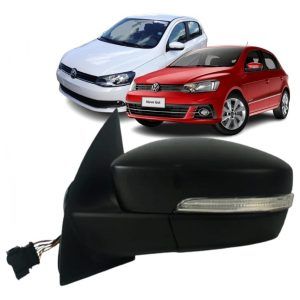 Espejo Volkswagen Gol Eléctrico C/luz 2013 2021 Izquierdo