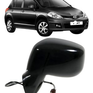 Espejo Nissan Tiida Izquierdo Eléctrico Grande